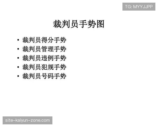 掌握篮球裁判手势规则，让你轻松看懂比赛判罚